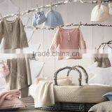 High Quality Cable Knit Cashmere Baby Set thumbnail-1
