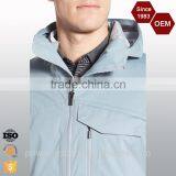 High Quality Regular Fit Zip Waterproof Hooded Coats For Men thumbnail-4