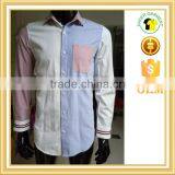 Custom Mens Fashion Shirts Casual Shirts Contrast Shirts Wholesale thumbnail-1