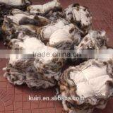 Luxury Stuff Leather Rabbit Real Fur Cheap and Good Quality Garment Textile Accessories Material Rabbit Fur Skin thumbnail-4