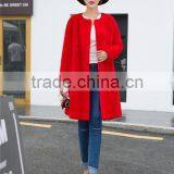 Natural Rabbit Fur Jacket With Belt Women Real Whole Skin Rex Rabbit Fur Overcoat thumbnail-5