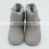 Warm Durable Soft Sole Handmade Baby Girl Boots thumbnail-2