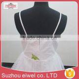 Spaghetti Strap White Flower Girl Dress Patterns Free thumbnail-4