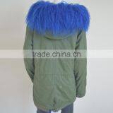 Myfur Customized Lamb Fur Hooded and Lined Winter Parka Jackets for Adults thumbnail-4
