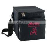 24-can Large Insulated Cooler Bag - Features Large Front Zipper Pocket, Adjustable Shoulder Strap and Comes With Your Logo. thumbnail-2