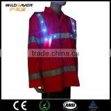 Led Safety Reflective Red Security Uniform/photographer Vest Jacket thumbnail-3
