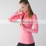 Dong Guan Sweatshirt Manufacturer Custom Half Zip Sweatshirt for Women thumbnail-5