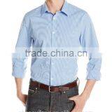 Mens Long Sleeve Solid Color Poplin Oxford Shirt thumbnail-2