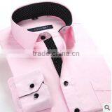 Latest Shirt Designs for Men Long Sleeve Formal Shirt Uniform Business Korean Men Anti-wrinkle T-shirt thumbnail-3