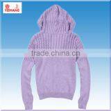 Woman With Hat and Sweater Coat Men's Fashion Sweater thumbnail-3