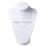 Copper Jewelry Chain Necklace Oval 18K Gold Plated Link Cable Chain With Lobster Claw Clasp 42.0cm Long thumbnail-3