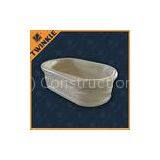Beige Round Natural Stone Tub Soaking Hand Carved Polished Marble thumbnail-1