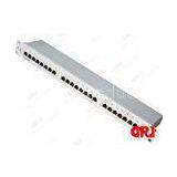 24 Ports STP Metal Housing Cat5e Patch Panel Fit for 22-26AWG