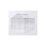 UV 4mm / 6mm Poly Film Walk-in Greenhouse Kits , Modular Aluminum Frame Garden Greenhouses