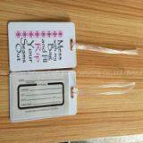 PVC Luggage Tag 2016 Fashion Pvc Customized Luggage Tag With Pvc Loop thumbnail-3