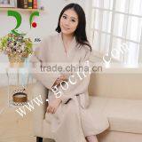 Manufacture 100 Cotton Breathable Waffle Bathrobe thumbnail-2
