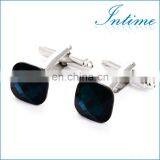 Simple Deluxe Rhinestone Jewelry Unisex Shirt Cufflinks Brand thumbnail-1