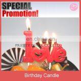 "Love" Letters Shaped Stick Cake Candles Favor for Valentine'day thumbnail-1