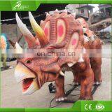 KAWAH Amusement Park Coin Operated Triceratops Kiddie Rides Animatronic Dinosaur Rides thumbnail-3