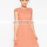 Guangzhou Clothing Wholesale Women Mini Lace Cap Sleeve Fashion Dresses thumbnail-2