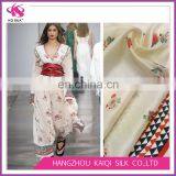 China New Design Paj Habotai Silk Dress Fabrics Digital Print Silk Fabric