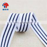 Colorful Striped Elastic Webbing Polyester Nylon Elastic Band for Hair thumbnail-2