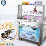 Electrical Double Flat Pans Thailand Roll Fried Ice Cream Machine / Ice Cream Cold Plate / Fry Ice Cream Machine thumbnail-5