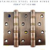 201 Stainless Steel Hinge Red Ancient Copper Surface Polish for Door and Window Hinges thumbnail-1