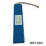 36V 7.5Ah Lithium Battery Pack for Electric Scooter
