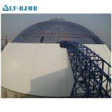 Prefabricated Long Span Galvanized Steel Space Frame Structure Coal Yard Storage Coal Storage Shed thumbnail-5