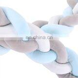 Nursery Cradle Decor Knotted Braided Junior Bed Sleep Safety Padded Plush Cushion /Baby Crib Bumper Plush for Newborn Gift thumbnail-6
