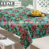 Flowers Fruits Series Printed Spun Polyester LinenTablecloth Rectangle Wholesale Table Linen thumbnail-1