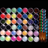 Nail Art Design Glitter Dip Powder Acrylic Dip Powder thumbnail-3