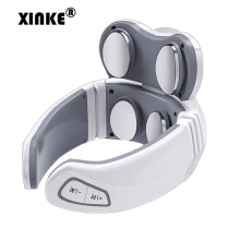 Intelligent Voice Call 3D Neck Massager Remote 2 Level Infrared Heating Pain Neck Care Massager thumbnail-2