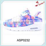 Colorful Upper Design Good Fashion Air Sport Shoes Women Lace up Running Sport Shoes thumbnail-1