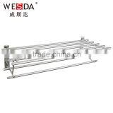 Wesda Stainless Steel and Alloy Bathroom Towel Shelf & Clothes Shelf A088 thumbnail-1