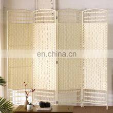 High Quality Customized Handwoven Paper Folding Screen Room Divider