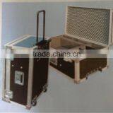 New Professional Durable Black Aluminum Carry Case With Trolley