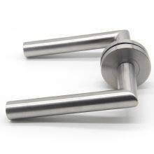 Satin Finish Entrance Door Handle Fire Rate Door Handle Stainless Steel Interior Door Handle thumbnail-1