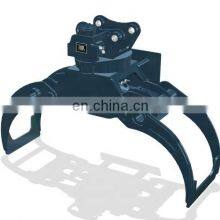 Excavator 360 Degree Hydraulic Rotating Grab Timber Grapple Hydraulic Mechanical Grabber thumbnail-2