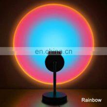 Sunset Lamp Rainbow Projection Foldable Bedroom USB Floor Light Room LED Night for Photography Lights thumbnail-3