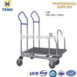 stainless steel cart with wheels Supermarket Cargo Tallying Cart