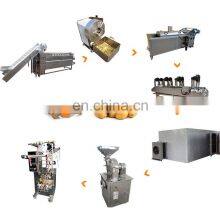 Turmeric Powder Production Line Ginger Powder Machine Ginger Washer Peeler Machine