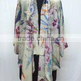 2016 New Silk Printed Elegant Latest Design Ladies Tops thumbnail-2