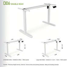 Standing Desk- Adjustable Hand Lift Table Frame for Home Office - Linear Actuator for Enhanced Comfort & Productivity - Modern Living Room Furniture thumbnail-5