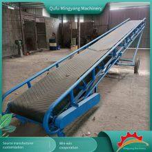 Belt Conveyor for Loading Carton Goods Onto Ships at a Large Inclination Angle, Stone Belt Conveyor, Mingyang Machinery thumbnail-1