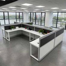 Modern Office Furniture Workstation Desk Modular Cubicle Table for Open Office thumbnail-1