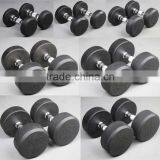 SK-901A Fixed Dumbbell Rubber Coated Dumbbell Gym Accessary thumbnail-1