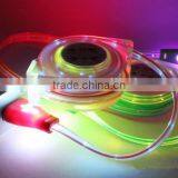 6ft 5 Pin Micro LED Light USB Charging Cable thumbnail-6