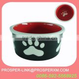 Ceramic pet feeding bowls